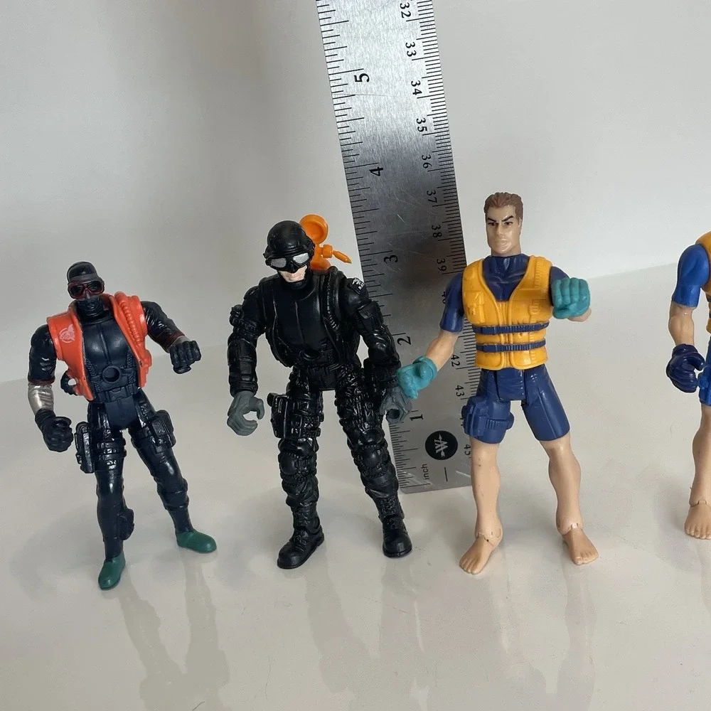 Lot Of‎ 4 Scuba Divers Action Figures Chap Mei